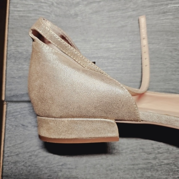 Franco Sarto antique gold ankle-strap flats, size 12 - Picture 10 of 15